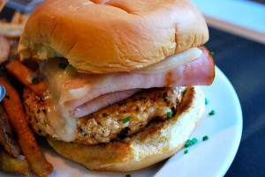 PYT BOTW #4 - Chicken Cordon Bleu burger. Photo by Jessica Rossi 
